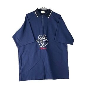 VTG Y2K FUBU Sports Collection Pullover Collared Shirt XL USA Hip Hop 1/4 Zip